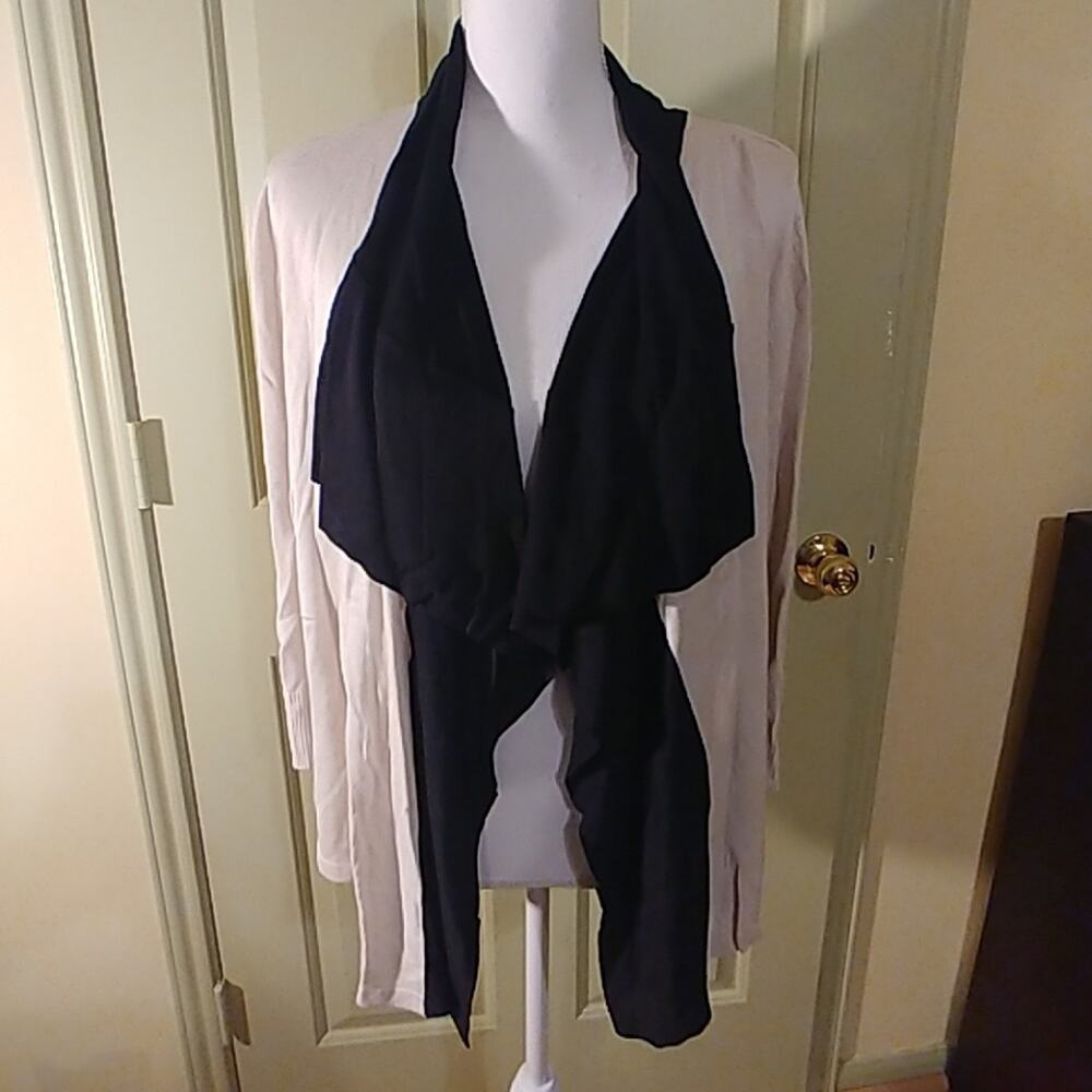 White House Black Market Cardigan Sweater Open Front Medium